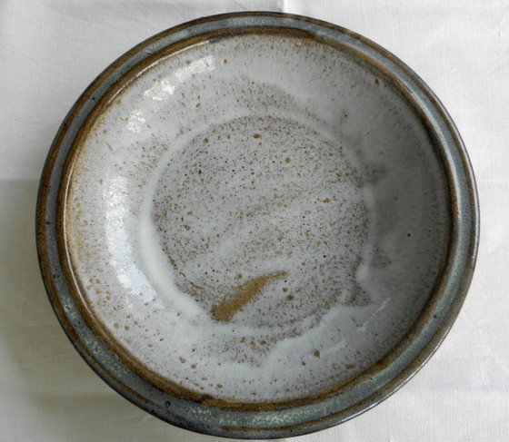 Image 1 of Poterie De La Vallée Noire : Deux Plats En Grès Émaillé