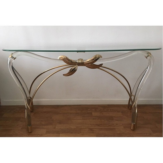 Image 1 of Console design italienne vintage 1970