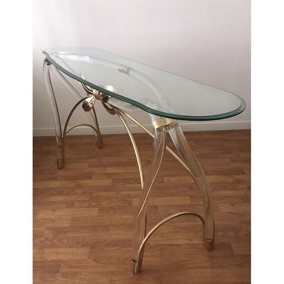 Image 1 of Console design italienne vintage 1970