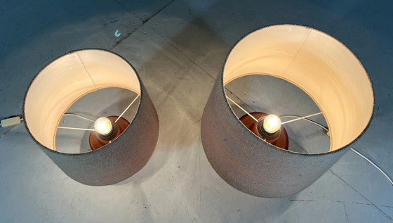 Image 1 of Bestform Lampes de table en teck 1960