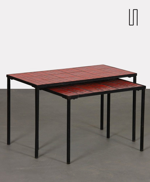 Tables Gigognes Par Roger Capron, 1960