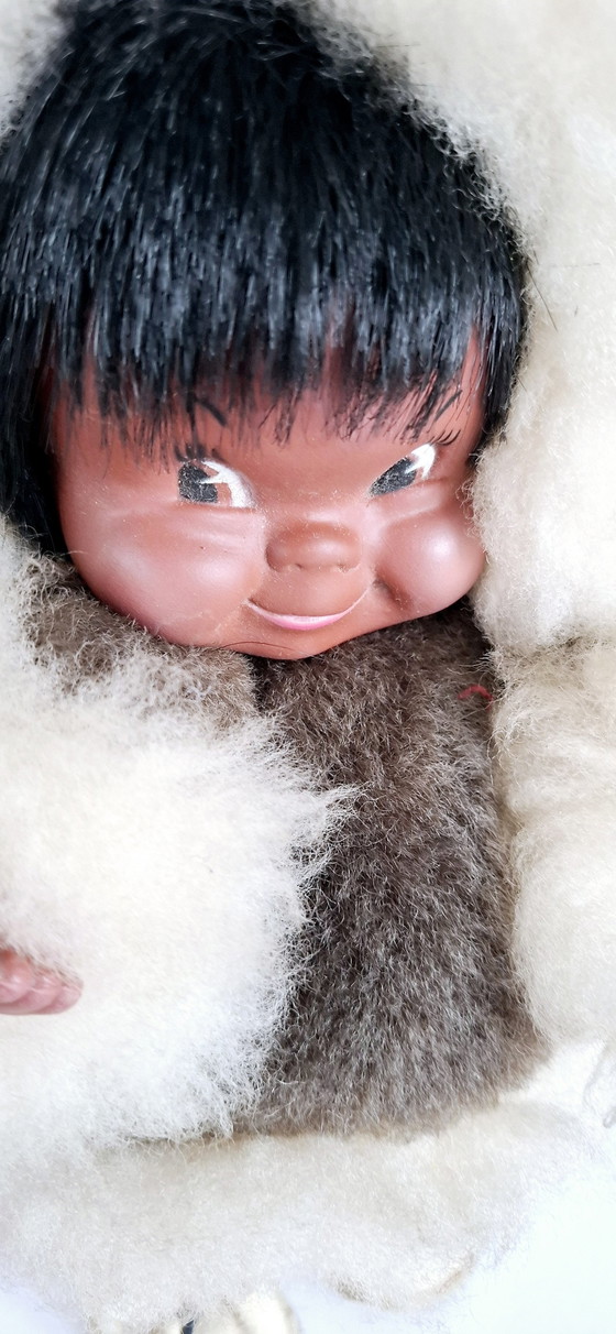 Image 1 of Poupée Eskimo Vintage Poupée de collection Jouets