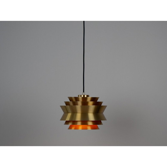 Image 1 of Paire de lampes suspendues suédoises Trava par Carl Thore pour Granhaga, 1960s