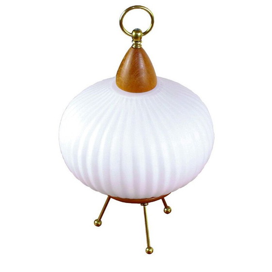 Image 1 of Space Age Atomic tripod table lamp by Massive, Belgique 1960s