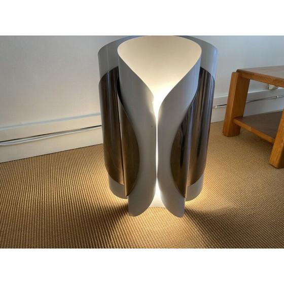 Image 1 of Lampe suspendue vintage en chrome et bakélite, Italie 1970