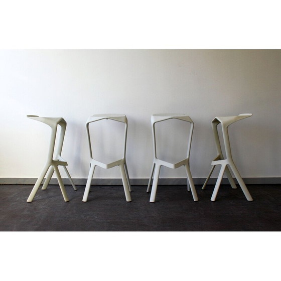 Image 1 of Paire de tabourets Miura vintage par Konstantin Gcric pour Plank, Italie