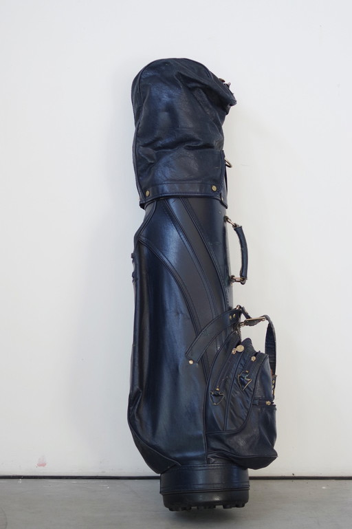 Vintage Yamaha Golf Set - Leather Bag With Complete 14-Club Collection