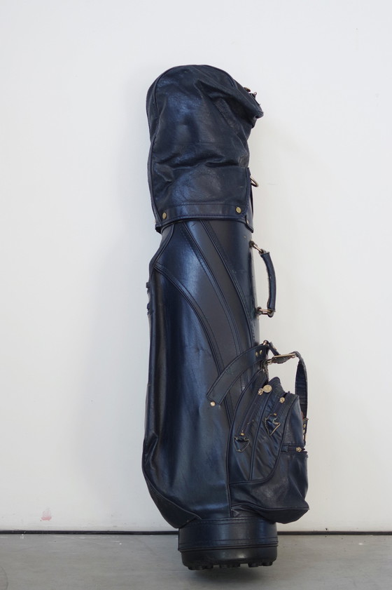 Image 1 of Vintage Yamaha Golf Set - Leather Bag With Complete 14-Club Collection