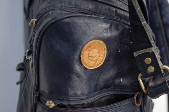 Image 1 of Vintage Yamaha Golf Set - Leather Bag With Complete 14-Club Collection