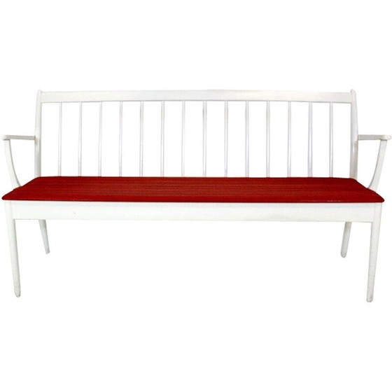 Image 1 of Banc vintage en hêtre "Pinnsoffa" par Edbysverken, Suède 1960