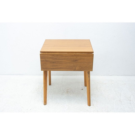 Image 1 of Table de salle à manger réglable du milieu du siècle par Mier Topolčany, Tchécoslovaquie années 1970.