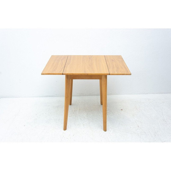 Image 1 of Table de salle à manger réglable du milieu du siècle par Mier Topolčany, Tchécoslovaquie années 1970.