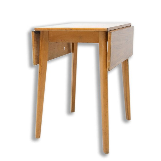 Image 1 of Table de salle à manger réglable du milieu du siècle par Mier Topolčany, Tchécoslovaquie années 1970.