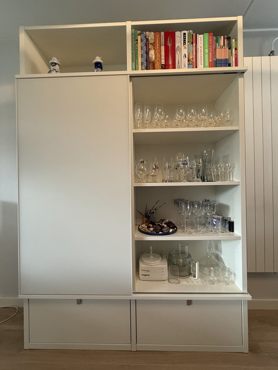 Image 1 of Armoire Studimo d'Interlübke avec porte coulissante en verre