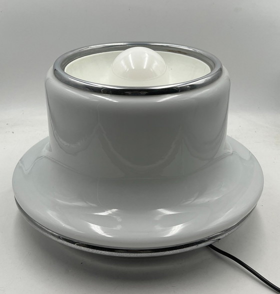 Image 1 of Grande Lampe À Poser Vintage • Attribué À Carlo Nason/Mazzega • Murano • Space Age • 1960
