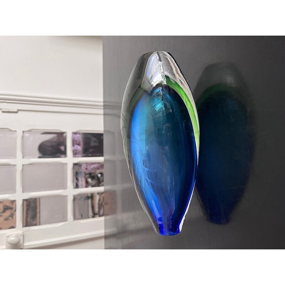 Image 1 of Vase italien vintage de Flavio Poli, 1960