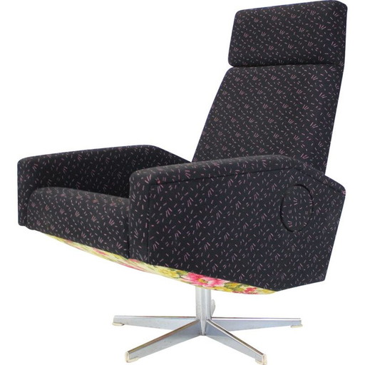 Fauteuil réglable du milieu du siècle, Tchécoslovaquie 1970