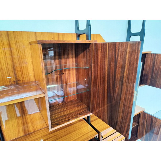 Image 1 of Meuble mural vintage en bois, Italie 1950