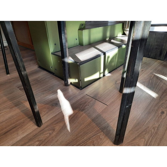 Image 1 of Table de jeu vintage en acajou