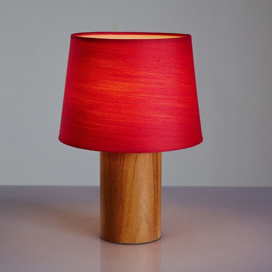 Image 1 of Lampe de table vintage en teck, Suède