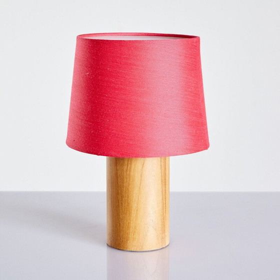 Image 1 of Lampe de table vintage en teck, Suède