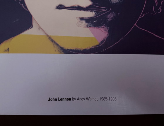 Image 1 of Andy Warhol : "John Lennon, 1985-1986". ©2007 Fondation Andy Warhol pour les arts visuels, New York.