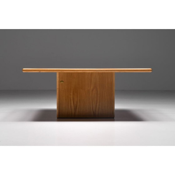 Image 1 of Table basse vintage en mosaïque et chêne par Middelboe et Lindum pour Tranekaer, Danemark 1970