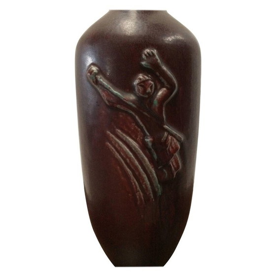 Image 1 of Vase vintage en grès pour Royal Copenhagen, années 1930