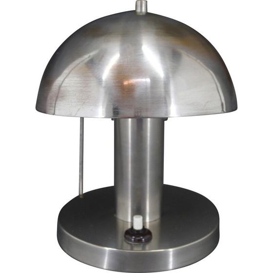 Image 1 of Lampe de table vintage Bauhaus à champignon, Tchécoslovaquie 1930