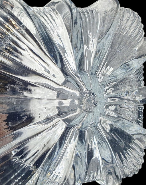 2028 Plafonnier vintage en verre