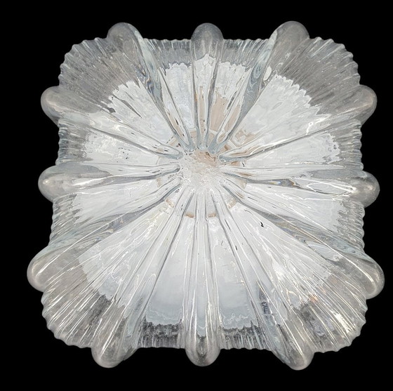 Image 1 of 2028 Plafonnier vintage en verre