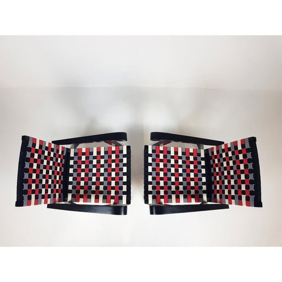 Image 1 of Paire de fauteuils vintage en chêne, années 1950