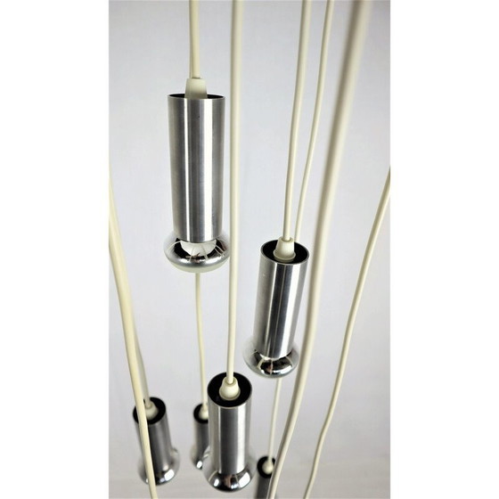Image 1 of Lampe suspendue vintage en forme de cascade par Raak, 1970