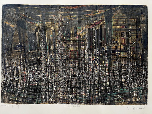 Bruno Zupan, sérigraphie, Slovénie,