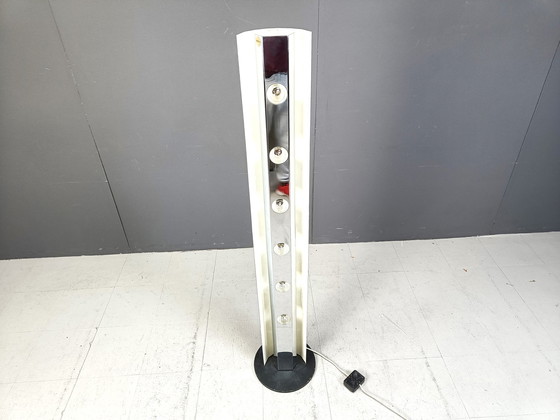 Image 1 of Lampadaire vintage chromé par Lom Monza, 1970S