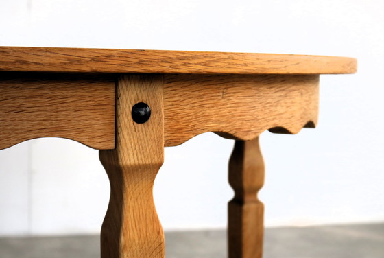 Image 1 of Table de salle à manger extensible brutaliste Kjaernulf