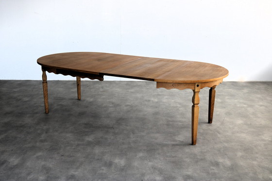 Image 1 of Table de salle à manger extensible brutaliste Kjaernulf