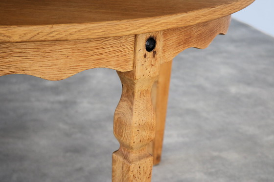 Image 1 of Table de salle à manger extensible brutaliste Kjaernulf