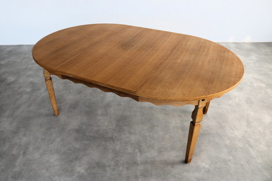 Image 1 of Table de salle à manger extensible brutaliste Kjaernulf