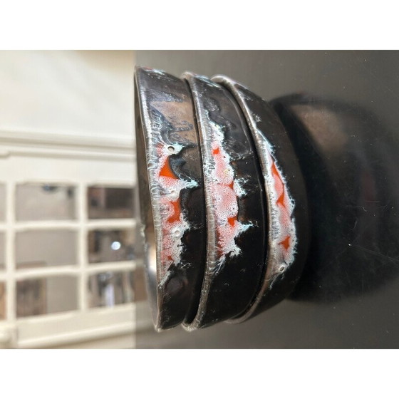 Image 1 of Ensemble de 3 bols en céramique vintage pour Vallauris, 1960