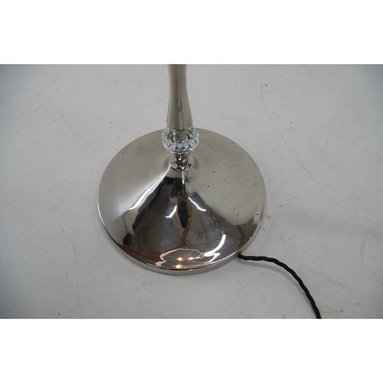 Image 1 of Lampadaire du milieu du siècle en nickel et verre, Allemagne 1970