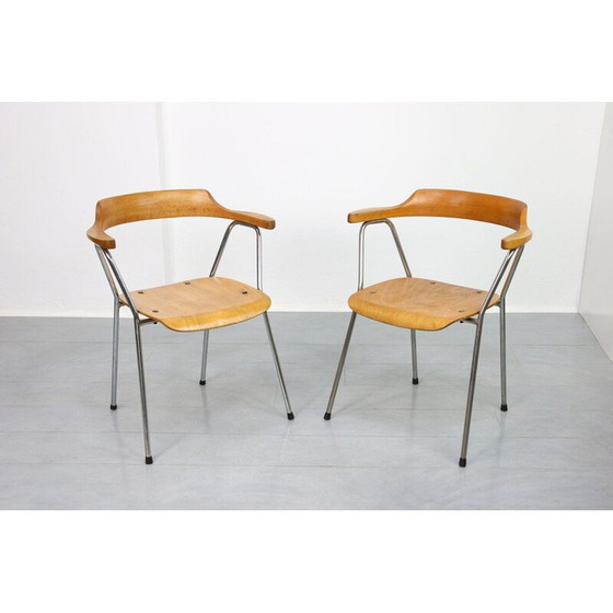 Image 1 of Paire de chaises vintage 4455 de Niko Kralj pour Stol