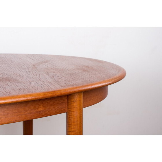 Image 1 of Table de salle à manger ovale en teck pour Gudme Mobelfabrik, Danemark, années 1960