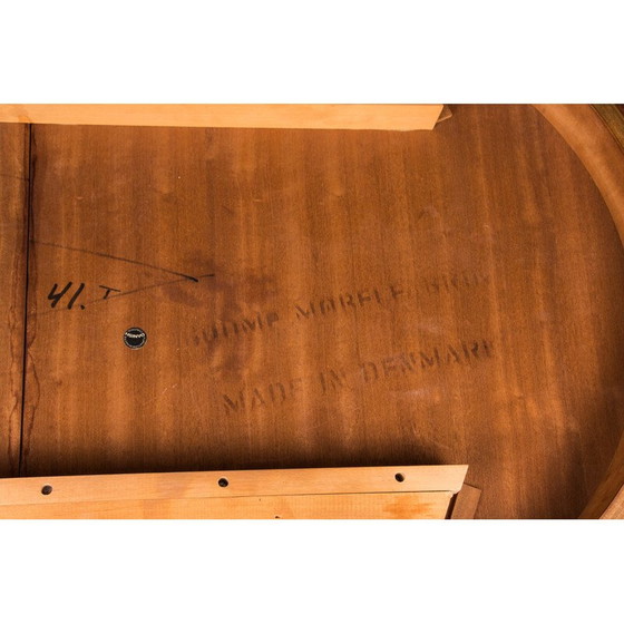 Image 1 of Table de salle à manger ovale en teck pour Gudme Mobelfabrik, Danemark, années 1960
