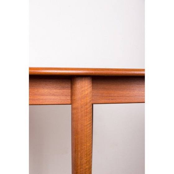 Image 1 of Table de salle à manger ovale en teck pour Gudme Mobelfabrik, Danemark, années 1960