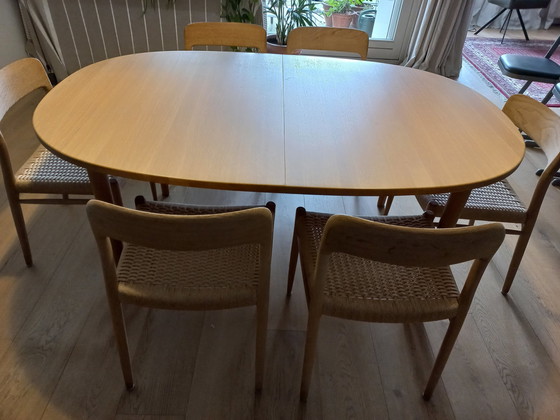 Image 1 of Table de salle à manger J L Moller, Danemark