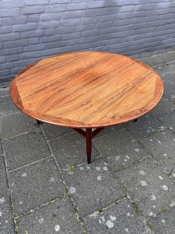 Image 1 of Table basse vintage danoise en bois de rose 1960's