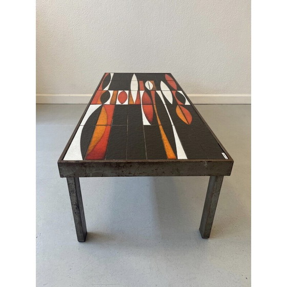Image 1 of Table basse vintage en céramique "Navettes" par Roger Capron, France 1960