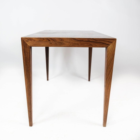 Image 1 of Table d'appoint en palissandre du milieu du siècle par Severin Hansen pour Haslev Furniture, années 1960