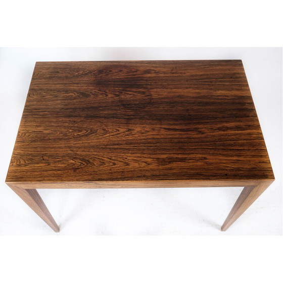 Image 1 of Table d'appoint en palissandre du milieu du siècle par Severin Hansen pour Haslev Furniture, années 1960